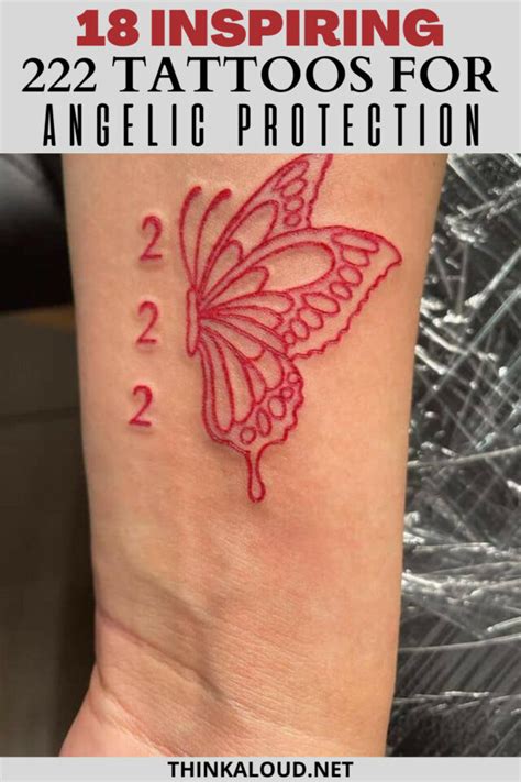 18 Inspiring 222 Tattoos For Angelic Protection